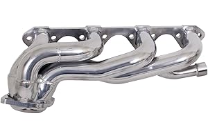 BBK PERFORMANCE BBK 35110 1-5/8" Shorty Tuned Length Performance Exhaust Headers for Ford F Series Truck F150 351 - Polished Silver Ceramic Finish
