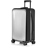 PUMHUBO No Disassembly Suitcase Covers for Luggage - Clear PVC Luggage Cover, Transparent Suitcase Protector Cover Fit 19-30 Inch