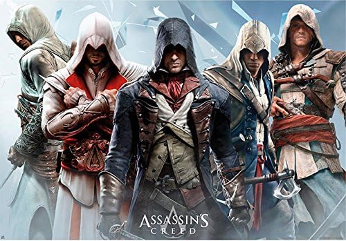 Amazon.com: Assassin's Creed Poster Group (98x68): Posters & Prints