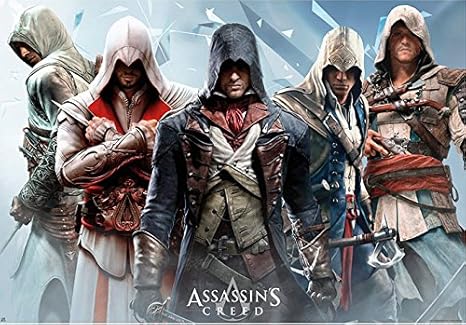 Amazon.com: Assassin's Creed Poster Group (98x68): Posters & Prints
