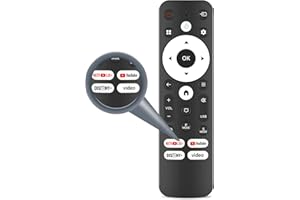 RETROSUN Replacement Voice Remote Control Compatible with Gaimoo 4K Projector GM600, Mini Portable Projector Remote for Smart Home Outdoor Porjector, for Magcubic HY320 NTV