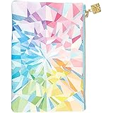 Erin Condren Planny Pack Designer Planner Pouch 8x5.25 - Kaleidoscope Colorful, Zippered Storage Fanny Pack with Elastic Band