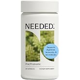 Needed. Prenatal Prebiotic &amp; Probiotic, Expertly-Formulated, 60 Capsules | Pregnancy, Breastfeeding, &amp; Postpartum, Balance Mood, Boost Immunity, Healthy Microbiome for Mother &amp; Baby, 60 Capsules