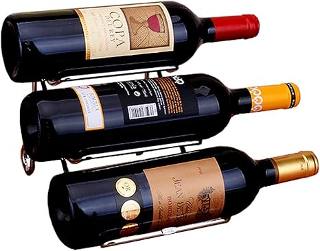 Amazon Anberotta ワインラック ホルダー 3本収納 ワイン シャンパン ボトル 収納 ケース スタンド インテリア W33 シルバー ワインラック ホルダー オンライン通販