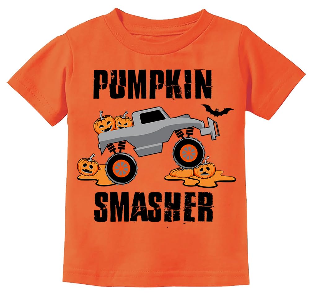 Photo 1 of Tstars Halloween Pumpkin Smasher Jack O' Lantern Toddler Kids T-Shirt 5T Orange