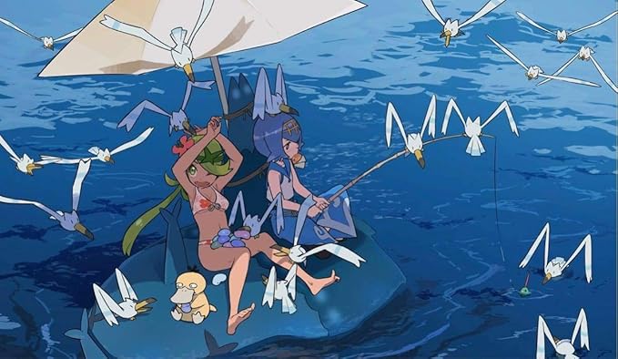 Amazon ポケモンカードゲーム サンムーン 海外限定 マオ スイレン コダック キャモメ プレイマット おもちゃ おもちゃ