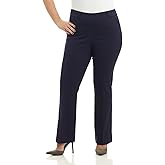 Rekucci Curvy Woman Ease into Comfort Barely Bootcut Plus Size Pant