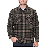 The B.C. Clothing Co. Heritage Men's Textured Flannel Shirt (US, Alpha, X-Large, Regular, Regular, Green)