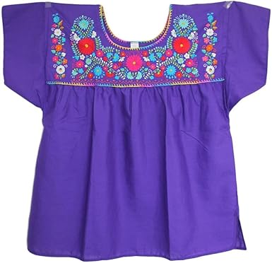 purple peasant blouse