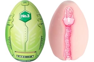 Male Masturbator Egg Pocket Pussy Sleeve with Vagina Textured FUSEXIL Masturbation Cup Reusable Sex Toys for Men Green
