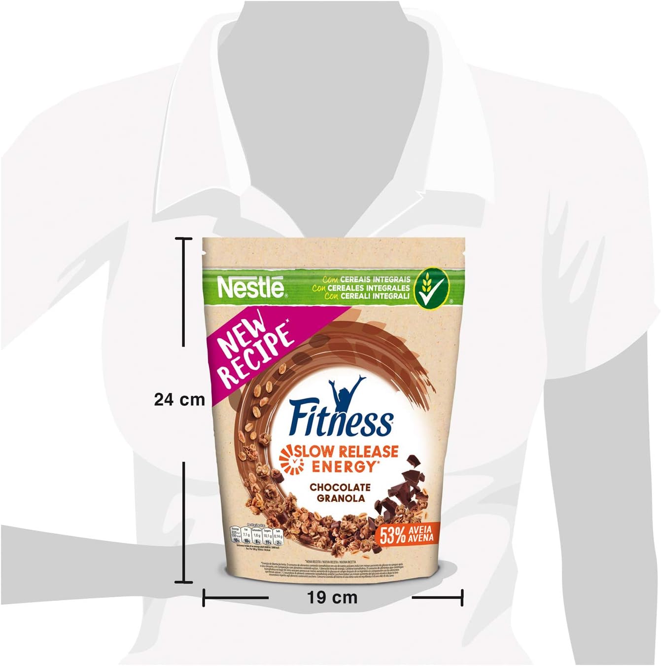 Fitness Granola Chocolate - 300 g: Amazon.es: Alimentación y bebidas