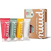 nuud Family Pack | 4 x 20ml | value deal | natural, vegan cream deodorant, effective for 3 days, no perfume, no aluminium, no alcohol, for women & men, 10 months supply, dermatologically approved.