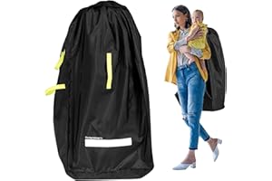 OUTRAV Stroller Travel Bag for Airplane Gate Check – Protective Airport Approved Baggage Gate Check Storage Sack for Traveling with Standard or Double Stroller – Easy Carrying with Padded Backpack Straps