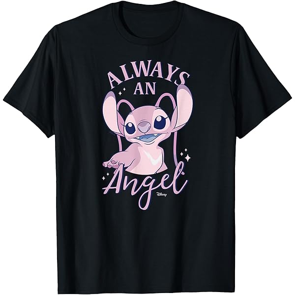 Amazon.com: Lilo and Stitch - Stitch and Angel Flower Love T-Shirt
