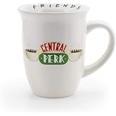 Silver Buffalo Friends Central Perk Logo Wide Rim Ceramic Mug, 16 Ounces