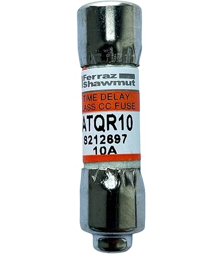 10PC Ferraz Shawmut Midget Time-Delay Class CC Fuse ATQR10 (ATQR - Foto 4