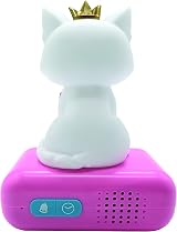 Lexibook Kitten Nightlight Alarm Clock RL800KT Pink LCD Backlit Snooze view 2