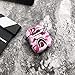 Shark Teeth Camo Softshell Silicone AirPods IMD Case for 1st & 2nd Gen AirPods Charging & Wireless Charging Case Protective Cover and Skin Supreme Gift Bape Boy Girl [NO Button Cutout] (Pink)