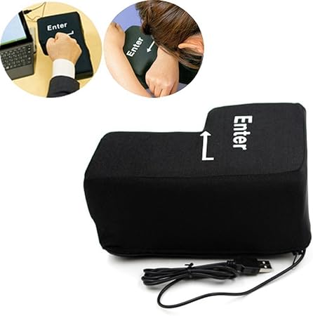 Amazon Co Jp Big Enter Key 巨大 エンターキー 抱き枕 Usb接続でenterキーとして使用可 ストレス発散 おもしろグッズ クッション 景品 贈り物 おもちゃ
