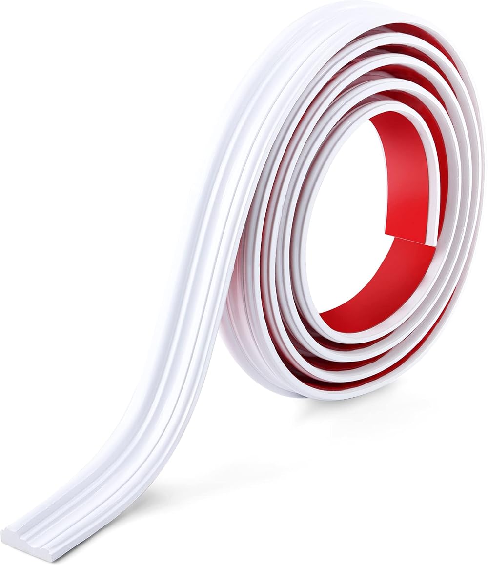 Gaahing Peel and Stick Wall Molding Trim 3m x 6cm Self-Adhesive