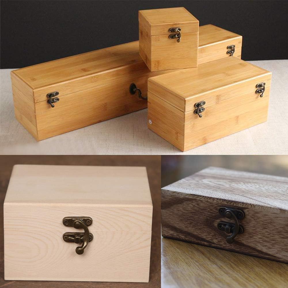 BlueXP 6 Sets Antique Brass Decorative Bronze Box Hardware with ...