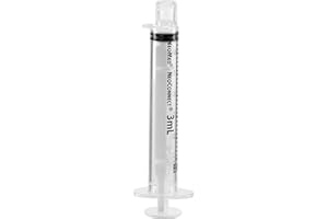 DAONEG NeoMed at Home 3mL ENFit Reusable Syringe with O-Ring Plunger - Box of 50 - 1,000 Uses per Box – connects to feeding tubes and extension sets for tube feeding medication delivery or oral medication delivery