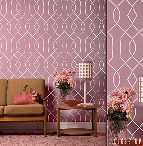 image for Stencilit Moorish Trellis Wall Stencil for Painting - Expedited 3 days