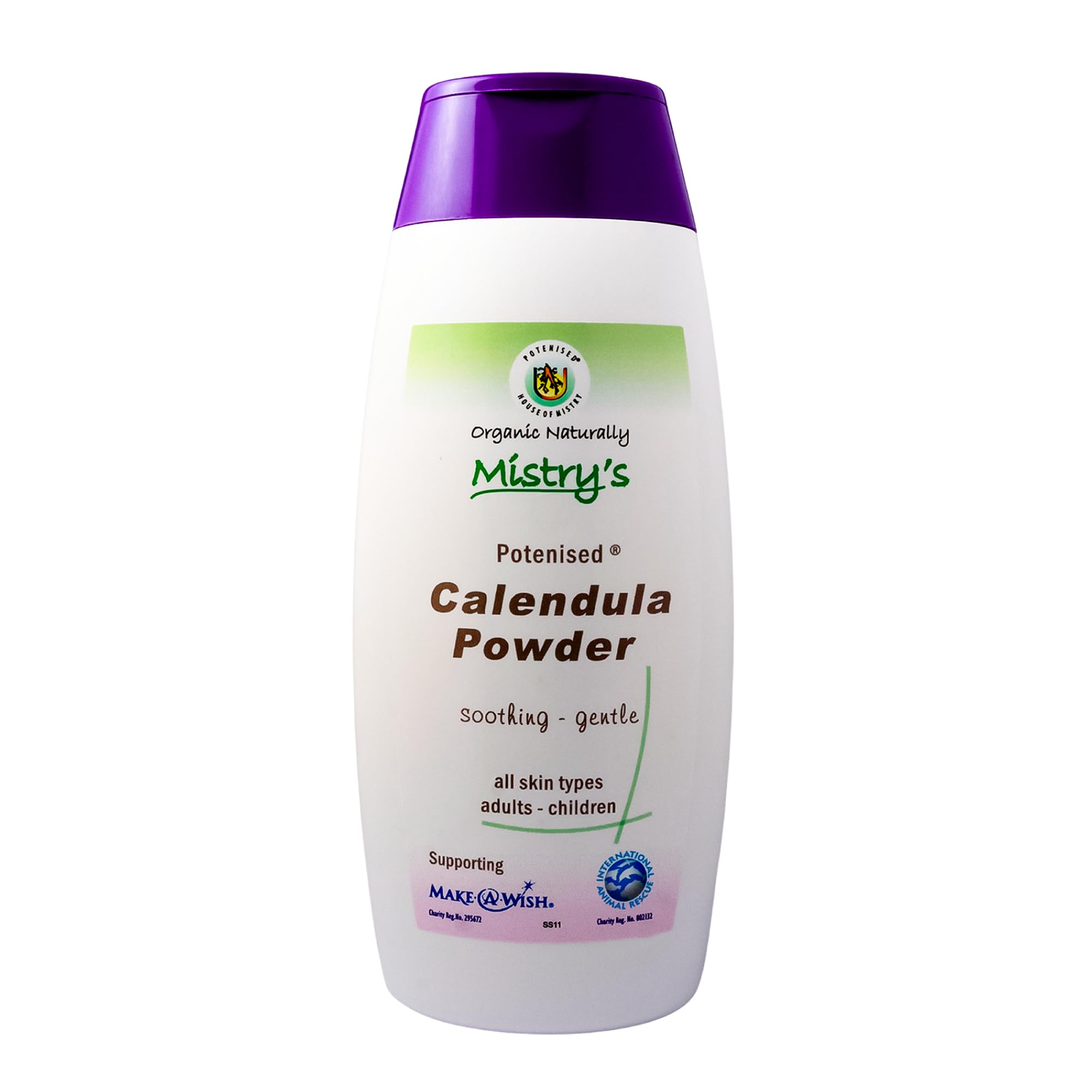 Mistry's Calendula Powder 150g - Natural Plant Based Powder for Wounds and Skin Irritation - Additive Free, Vegan