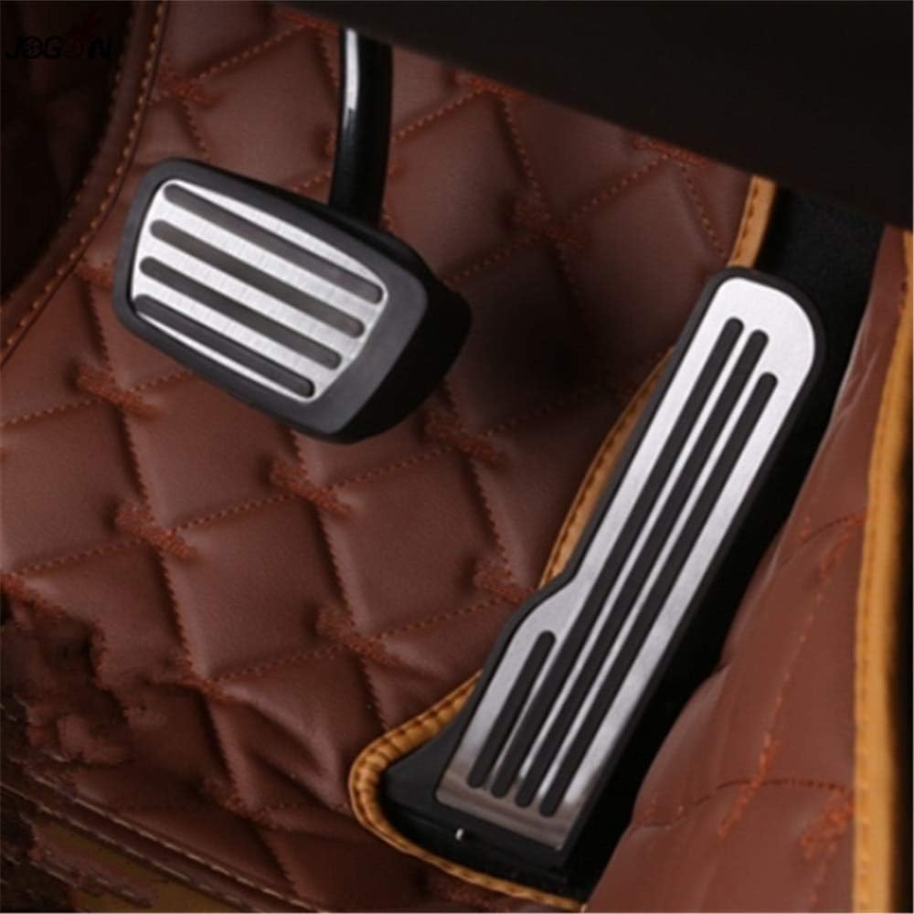 2Pcs/Set Gas Fuel Brake Foot Pedal Pad Cover Trim Case At For Chevrolet Camaro Hsv Camaro 2016 2017 2018 Plug & Play