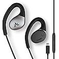 Avantree Resolve-L - Lightning Wired Open-Ear Earbuds & in-Line Volume Control, Designed for Small to Medium Ears & Compatible with Older iPhone 11, 12, 13, 14 Models, Corded Headphones with Ear Hook