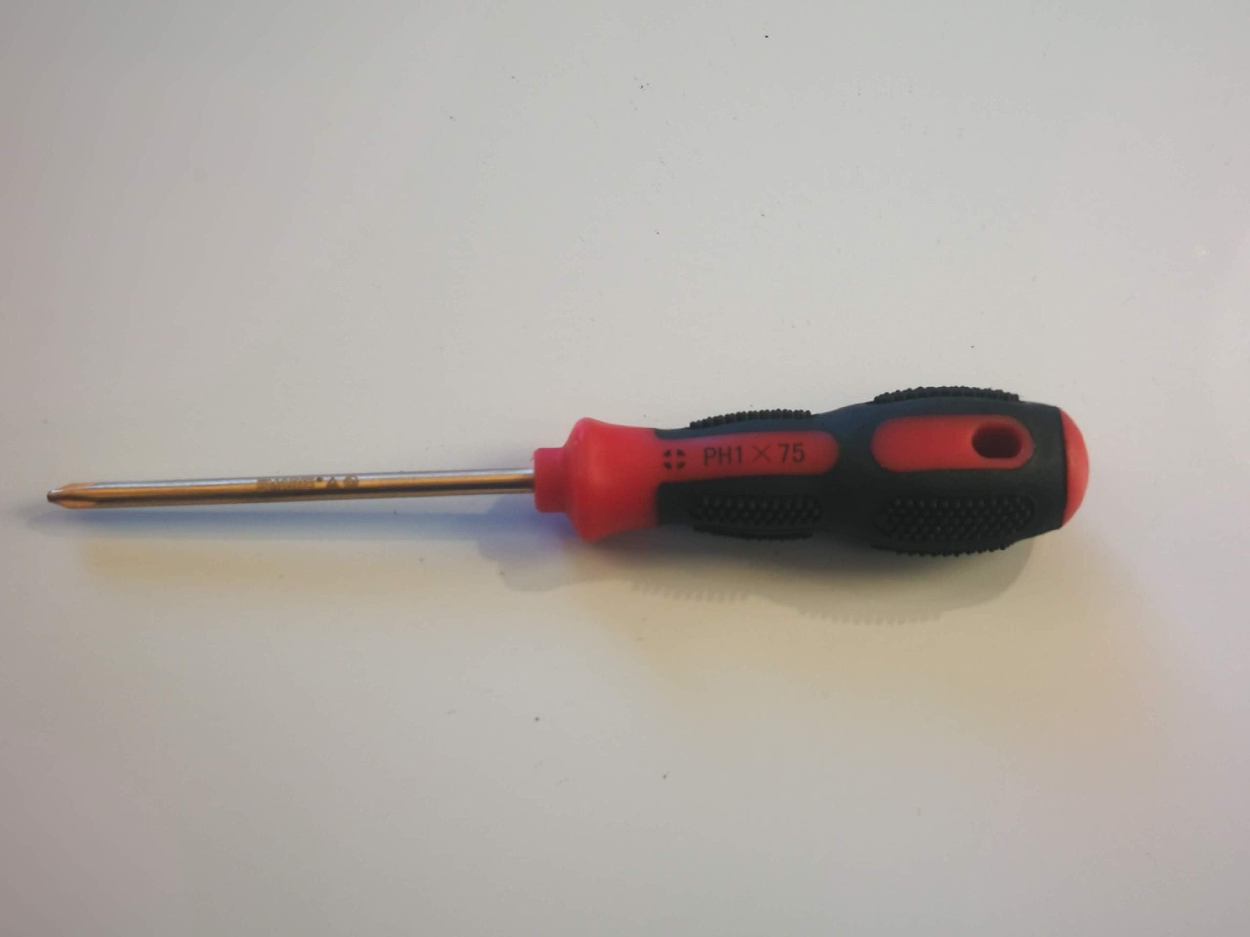 Emarei sparkless Phillips Screwdriver PH1 * 75mm, Non-Sparking Philips Screwdriver, Spark-Free Tool, Non-Sparking Tools, Material Beryllium Copper