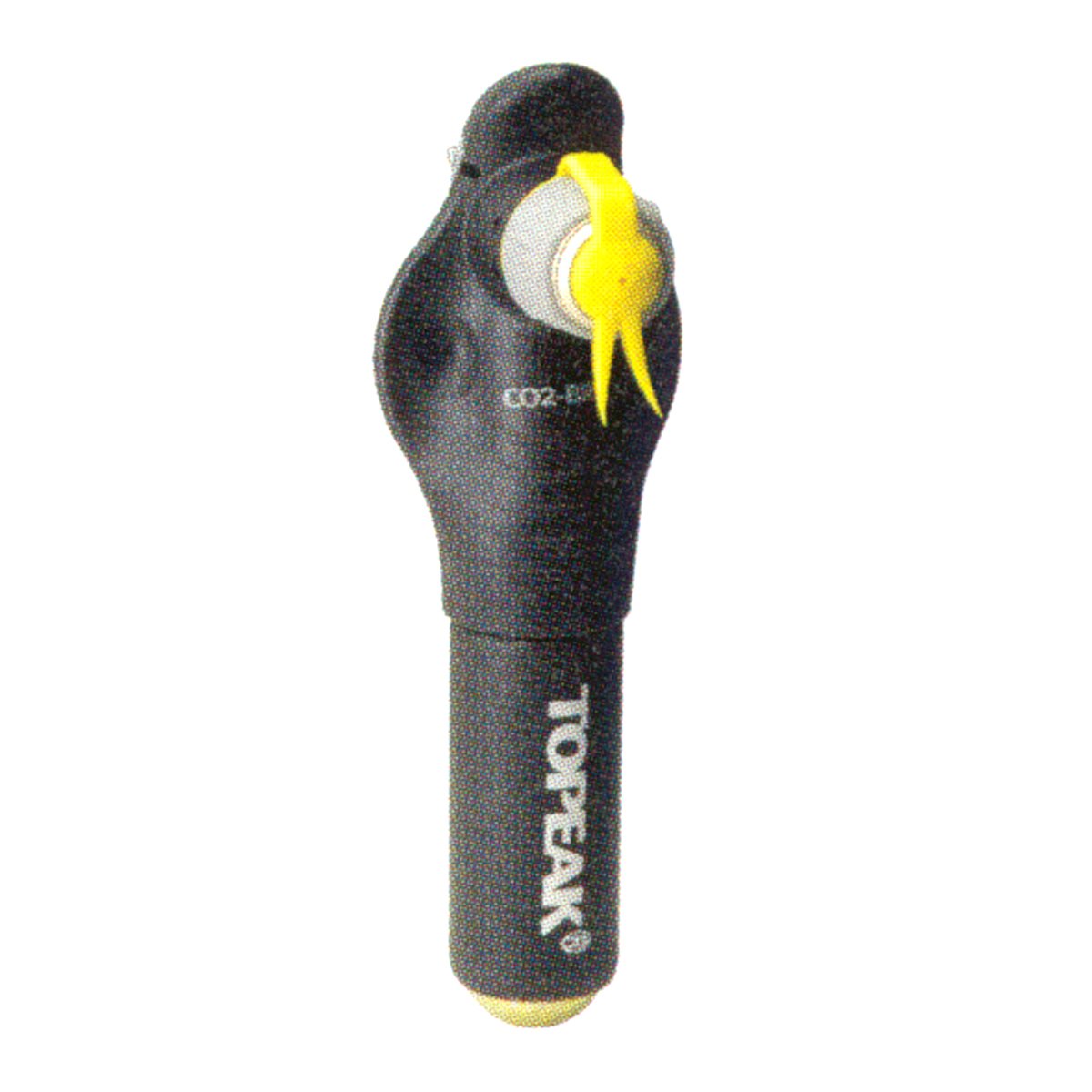 Topeak CO2-BRA Inflator CO2-cartridge pump,Black,7.5 x 4.3 x 4.8 cm