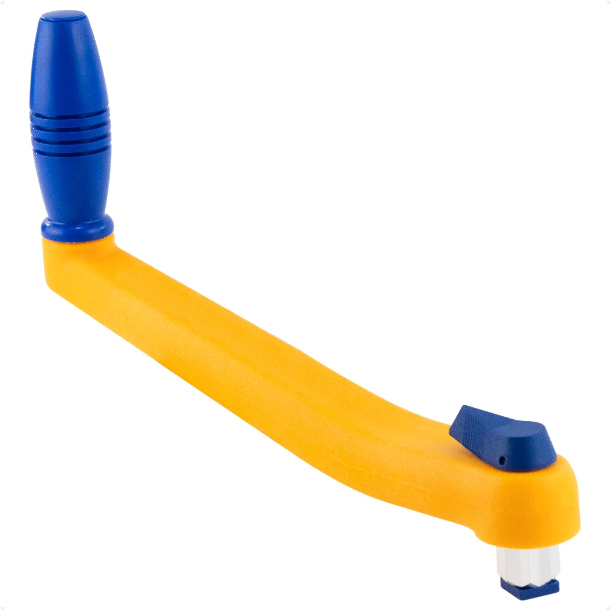 Five Oceans 10" Sailboat Winch Handle, Universal Floating Winch Handle, Lock-in Mechanism, Orange and Blue, Lightweight and Strong, Fiberglass Reinforced Plastic - FO87