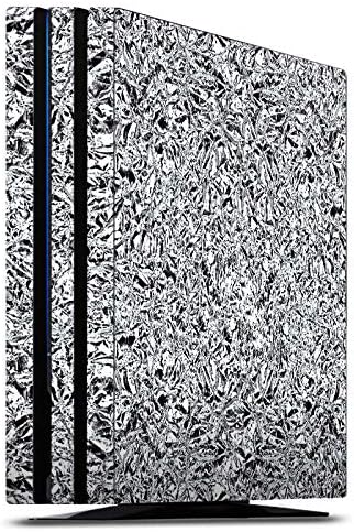 Sony Playstation 3 Slim Ps3 Cech 2000/3000 Vinyl Skin Sticker Glitter Glitter Silver
