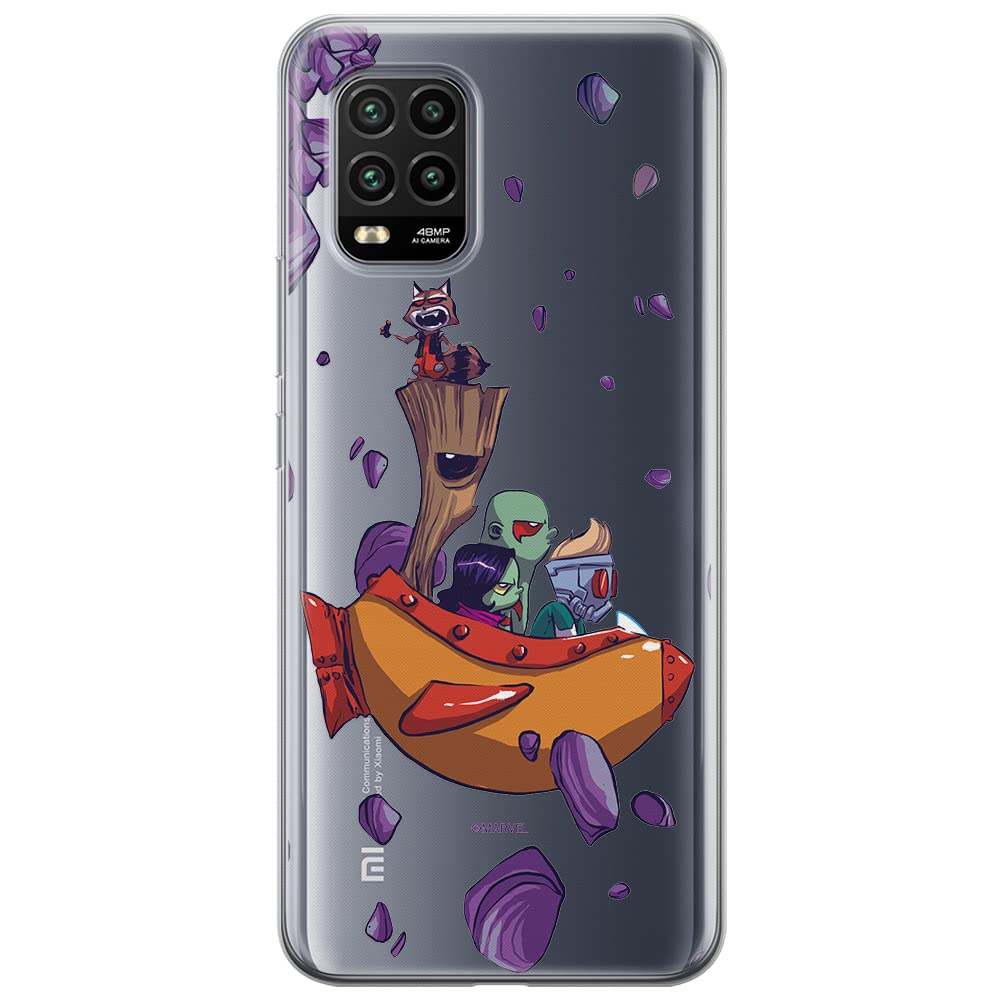 ERT GROUP mobile phone case for Xiaomi MI 10 LITE original and officially Licensed Marvel pattern Guardians of the Galaxy 010 optimally adapted to the shape of the mobile phone, partially transparent