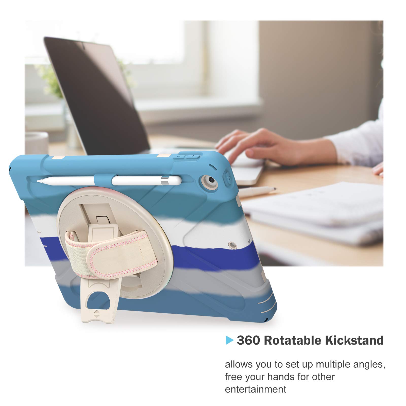 ProCase Rugged Case for iPad 9th/ 8th/ 7th Generation 10.2