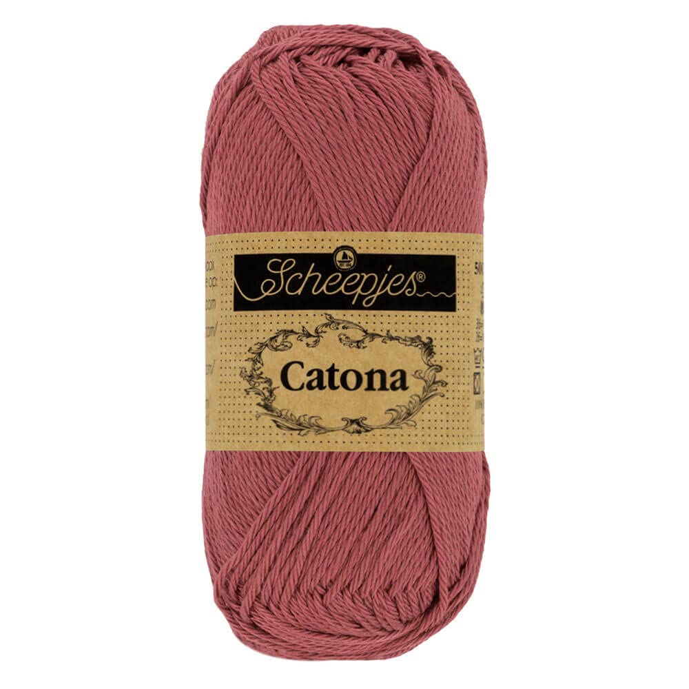Scheepjes - Scheepjes Catona 396 Rose Wine Yarn - 10x50g