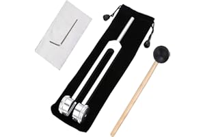 128 Hz Tuning Fork Therapy, Aluminium Alloy Tuning Fork Set for Sound Therapy Healing, Tuning Fork Instrument for Chakras, So