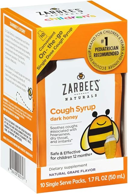 Amazon Com Zarbee S Naturals Children S Cough Syrup With Dark