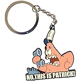 Zen Monkey Studuios' "No, This is Patrick!" - SpongeBob Squarepants Enamel Keychain