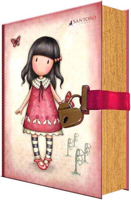 Caja de joyas libro vestido rosa Gorjuss con cerrojo: Amazon.es: Oficina y papelería