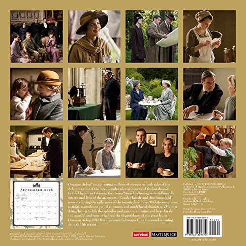 Downton Abbey 2016 Wall Calendar