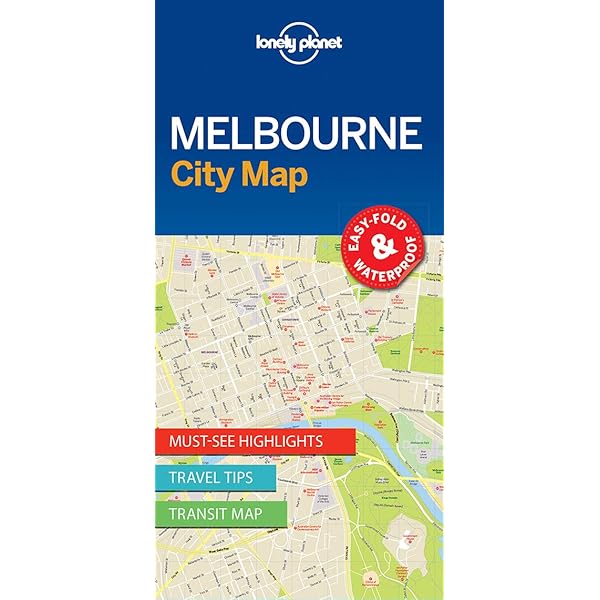 Lonely Planet Melbourne City Map Lonely Planet 9781786575029 Amazon Com Books