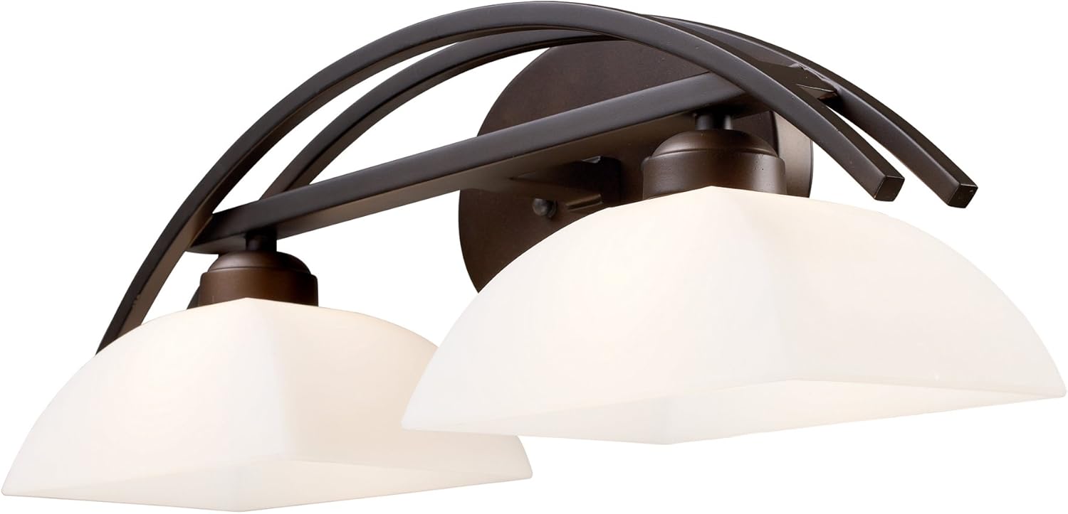 Elk 10041/2 Arches 2Light Vanity In Aged Bronze Vanity Lighting