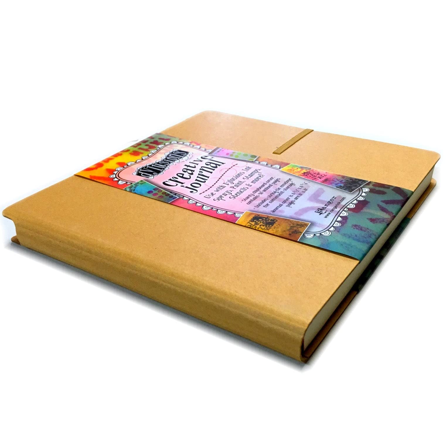Ranger Dylusions Creative Journal Square, Brown