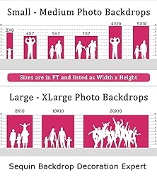 ShinyBeauty Sequin Backdrop- 5FTx10FT-Black-Sequin