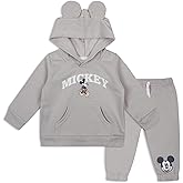 Disney Mickey Mouse Baby Boys Hoodie and Pants Set for Infants