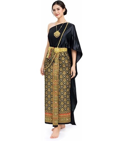 traditional thai dress women RaanPahMuang Luxurious Clothing Silk Chinese Fr Thank you to these ladies