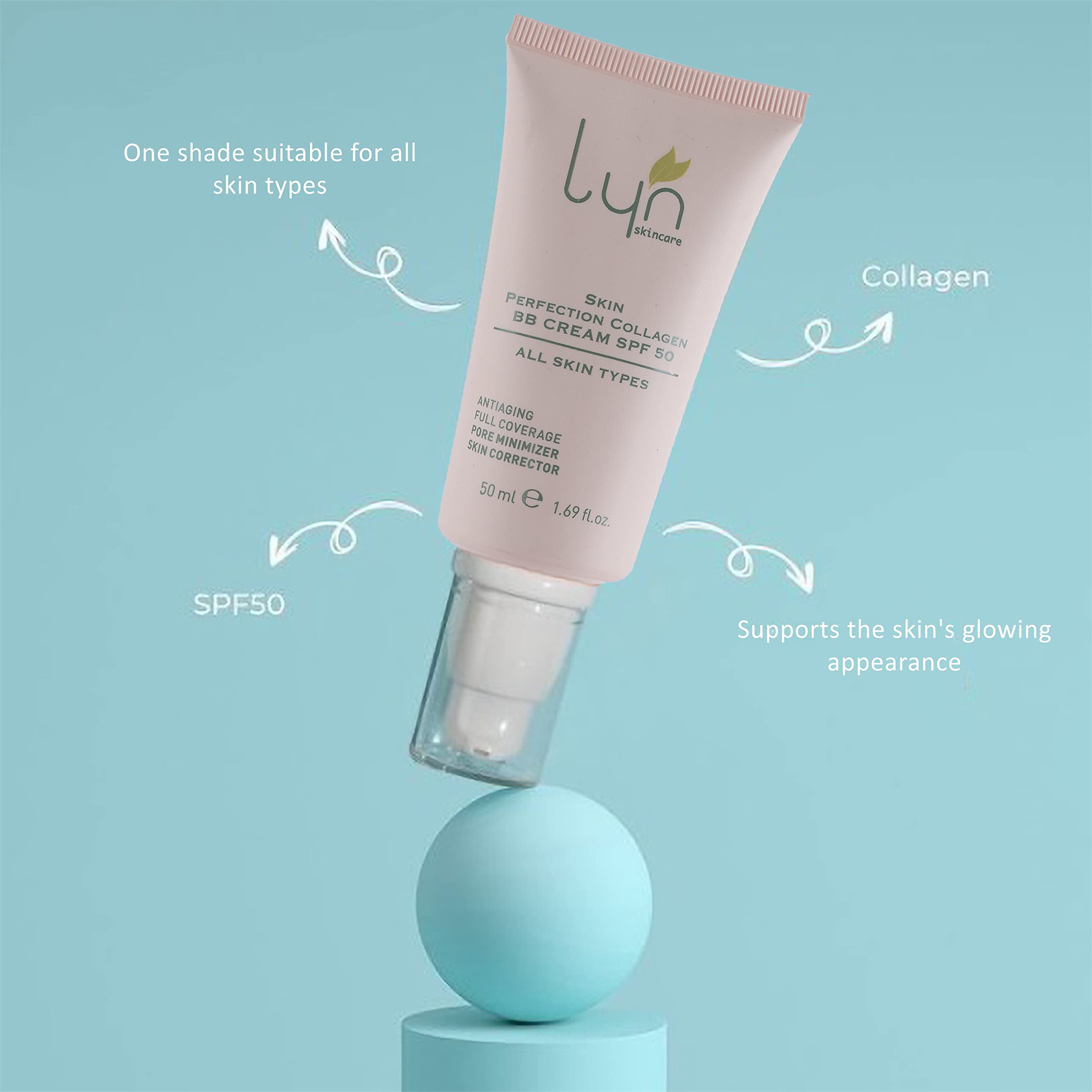 Mua Lyn skincare - BB Cream Tinted Moisturizer with SPF 50 –(50ml ...
