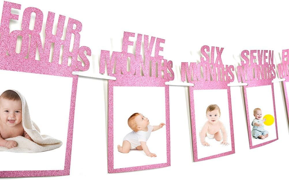 Accessoires Et Decorations Decoration De La Maison Napravi Rs Decoration Cadeau Pour Premier Anniversaire Bapteme Premiere Communion Bebe Douche Babyshower Bebe Douche Enfants Partie Chsyoo 12 Mois Bebe Photo Cadre Guirlande Photos Bunting